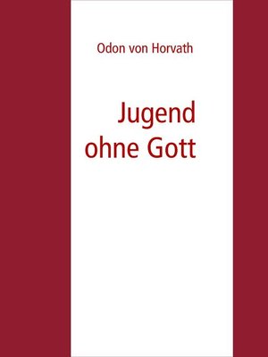 cover image of Jugend ohne Gott